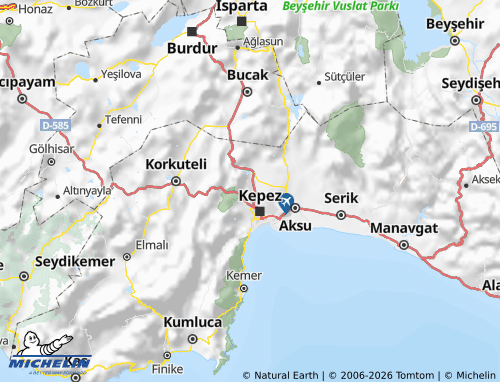 Mapa MICHELIN Döşemealtı - ViaMichelin