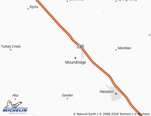 Kaart MICHELIN Moundridge - ViaMichelin