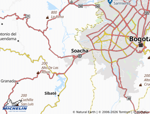 MICHELIN Ciudad Satélite map - ViaMichelin
