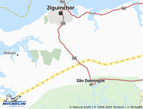 Mapa MICHELIN Bourkadié - ViaMichelin