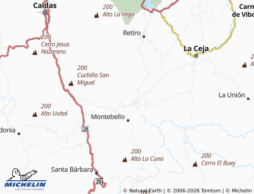 Carte MICHELIN El Barcino - ViaMichelin