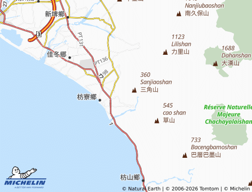 MICHELIN Chunri Township map - ViaMichelin