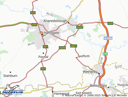Mapa MICHELIN Follifoot - ViaMichelin