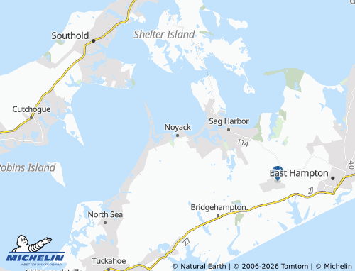 Mapa MICHELIN Noyack - ViaMichelin