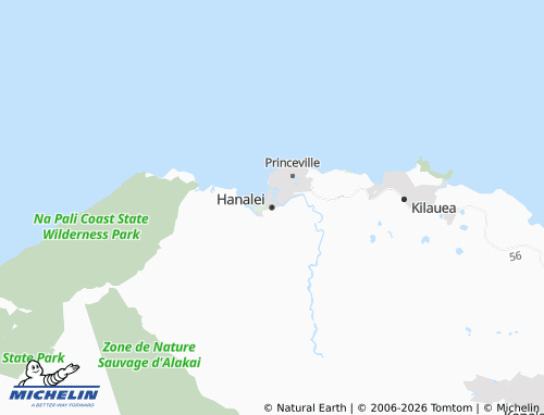Kaart MICHELIN Hanalei - ViaMichelin