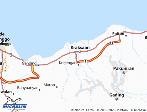 MICHELIN-Landkarte Rondokuning - ViaMichelin