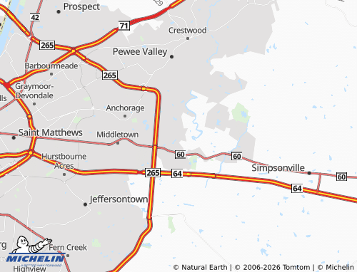 Mappa MICHELIN Beckley - ViaMichelin