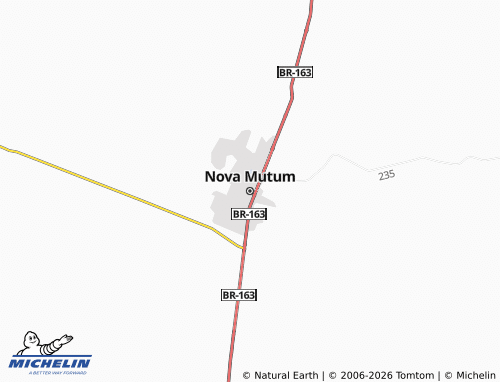 MICHELIN Nova Mutum map - ViaMichelin