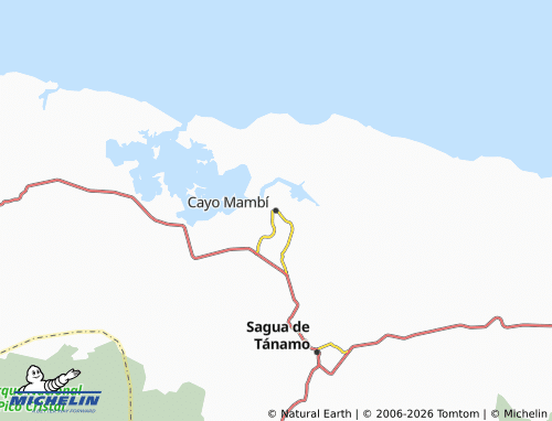 MICHELIN Cayo Mambí map - ViaMichelin