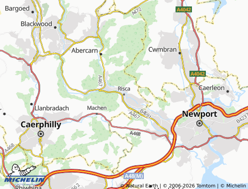 Mappa MICHELIN Risca - ViaMichelin