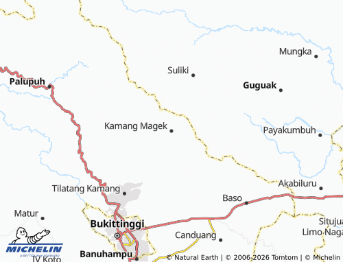 MICHELIN Kamang Magek map - ViaMichelin