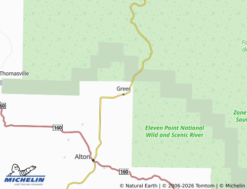 Mappa MICHELIN Greer - ViaMichelin