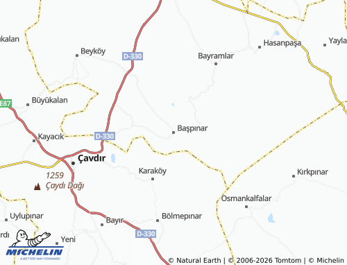 Mappa MICHELIN Başpınar - ViaMichelin