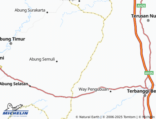 MICHELIN Papan Asri map - ViaMichelin
