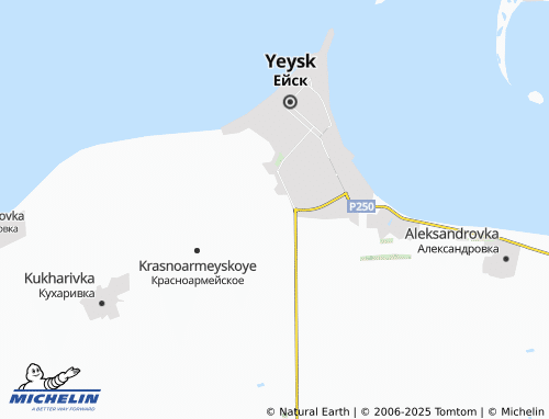 MICHELIN Blizhneyeyskiy map - ViaMichelin
