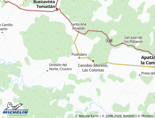Mapa MICHELIN Cantarranas - ViaMichelin