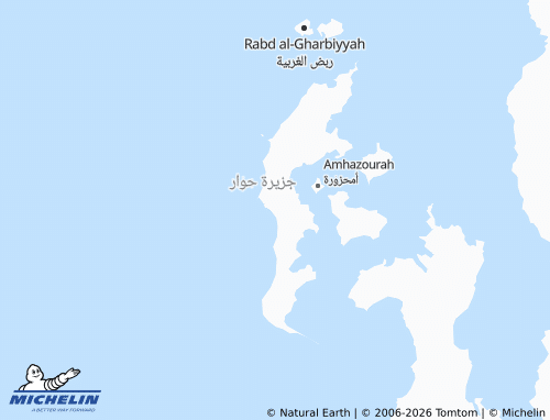 Mapa MICHELIN Juzur Hiwar - ViaMichelin