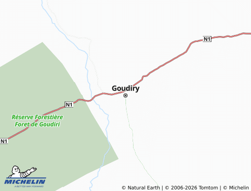 Mappa MICHELIN Goudiry - ViaMichelin