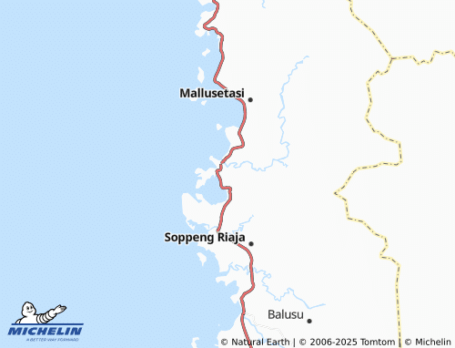 MICHELIN Batupute map - ViaMichelin