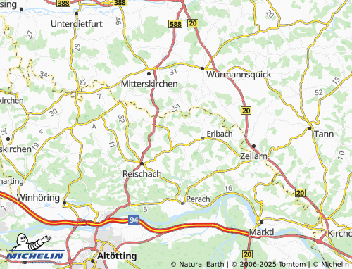 Mapa MICHELIN Öging - ViaMichelin