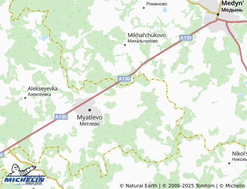 MICHELIN Fot'yanovo map - ViaMichelin