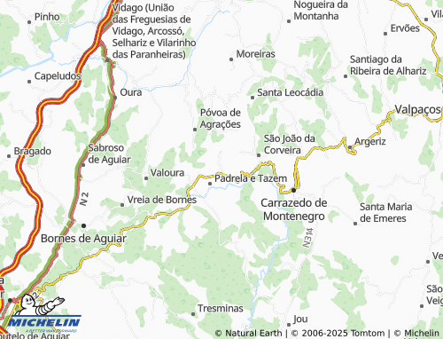 Mapa MICHELIN Rio Bom - ViaMichelin