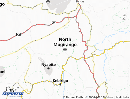 Mappa MICHELIN North Mugirango - ViaMichelin