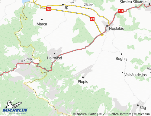 MICHELIN Aleuș map - ViaMichelin