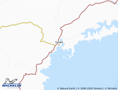 Mappa MICHELIN Susaki - ViaMichelin