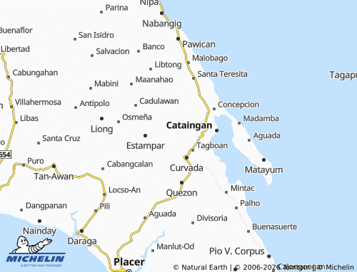 MICHELIN Bagumbayan map - ViaMichelin
