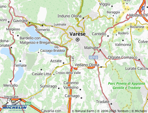 MICHELIN Gaggio map - ViaMichelin