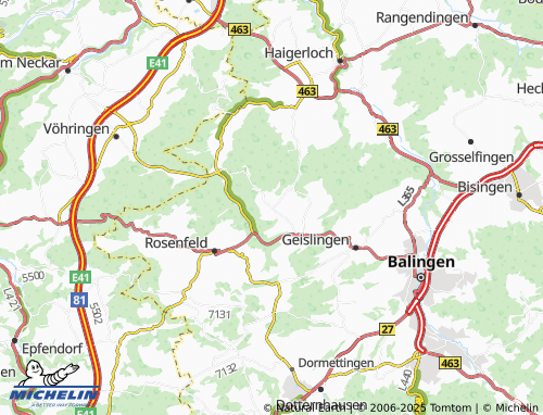 MICHELIN Binsdorf map - ViaMichelin
