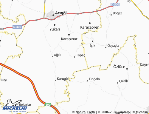 Mappa MICHELIN Topaç - ViaMichelin