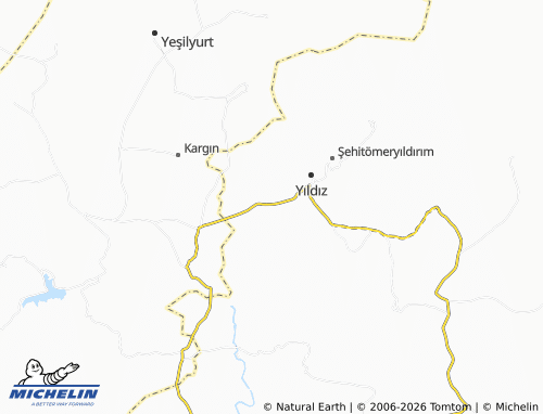 MICHELIN-Landkarte Fevziçakmak - ViaMichelin
