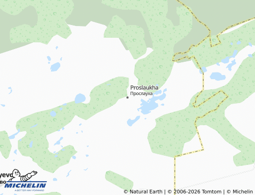 MICHELIN-Landkarte Proslaukha - ViaMichelin