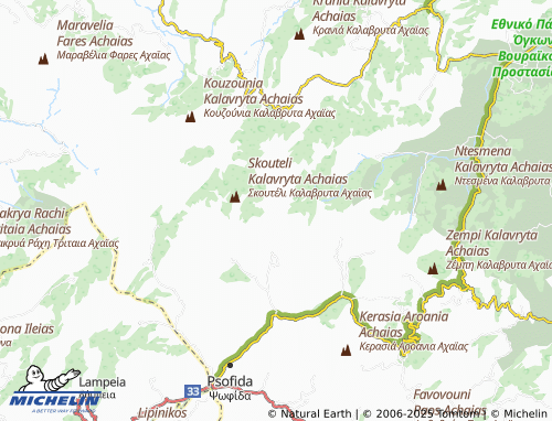 MICHELIN Lechouri map - ViaMichelin