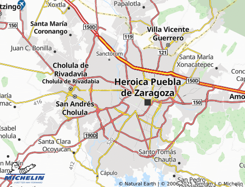 MICHELIN Unidad Palma map - ViaMichelin