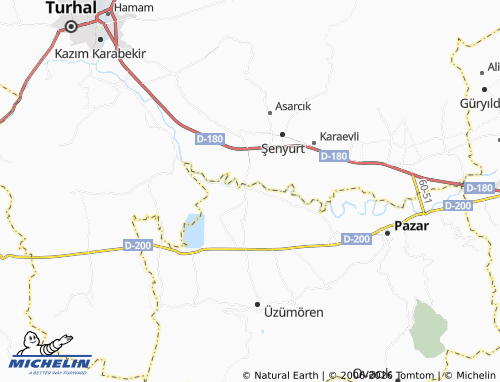 MICHELIN Ovayurt map - ViaMichelin
