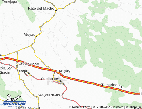 Mapa MICHELIN Paso Mulato - ViaMichelin