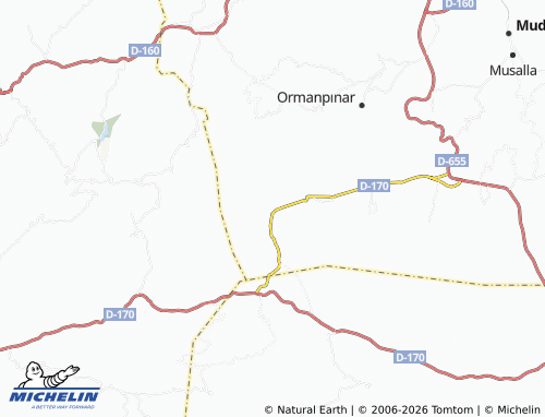 Mappa MICHELIN Çamurluk - ViaMichelin