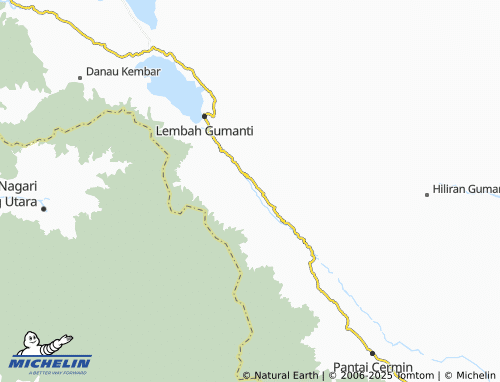 MICHELIN Aie Dingin map - ViaMichelin