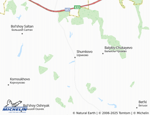 MICHELIN Shumkovo map - ViaMichelin