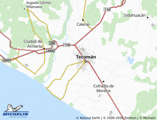 Carte MICHELIN Santa Elena Sur - ViaMichelin