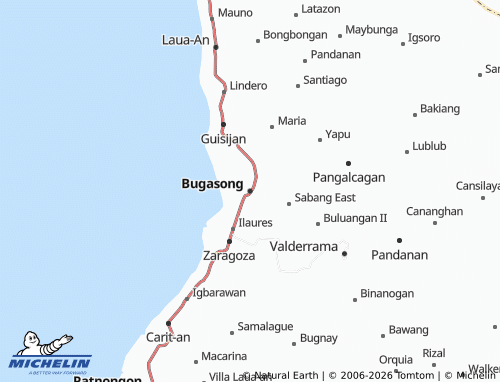 MICHELIN Bugasong map - ViaMichelin
