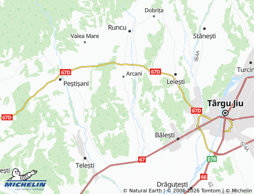 Kaart MICHELIN Câmpofeni - ViaMichelin