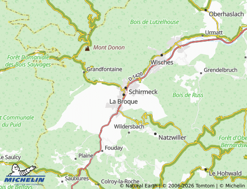 Mapa MICHELIN La Broque - ViaMichelin