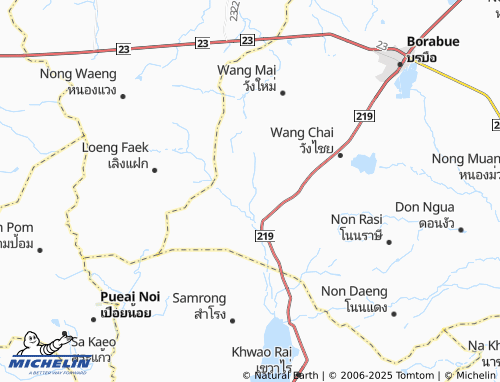 MICHELIN Nong Khu Khat map - ViaMichelin