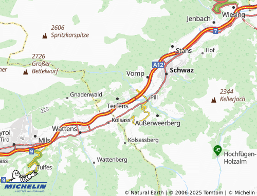 MICHELIN Weißlahn map - ViaMichelin