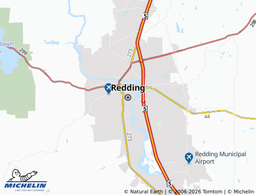 Mappa MICHELIN Redding - ViaMichelin