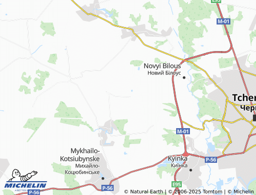 MICHELIN Lhivka map - ViaMichelin